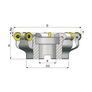 RF01.20B40.125.07 Фреза торцевая насадная со сменными пластинами