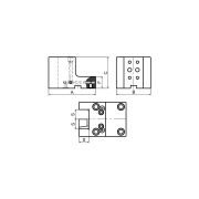 BMT55-C20x80 Инструментальный блок для призматических державок (радиальное крепление, тип C)