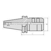 Патрон для концевых фрез с хвостовиком Weldon BT40-SLN40-100
