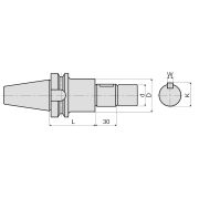 Патрон для дисковых фрез BT40-SCA40-90