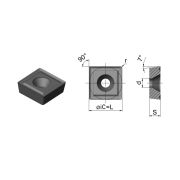 SCMT09T304-MP-HS8115 Пластина токарная для точения