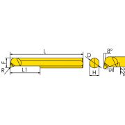 PSBPR4-15L-R0.1.TiAlN Мини-резец для продольного растачивания