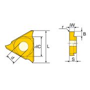 TGF32L240-PM125 Пластина канавочная