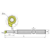 KGK12R0016K12 Резец для внутренних канавок