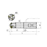 SMT31-32M11U-4 Фреза концевая резьбонарезная