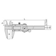 Штангенциркуль цифровой 0-150mm (0.01mm) (влагозащищенный)