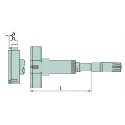 Нутромер трехточечный микрометрический (без установочного кольца) 200-225 мм (0,005 мм)