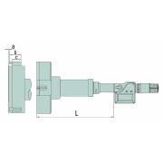 Нутромер трехточечный цифровой (без установочного кольца) 225-250 мм (0,001)