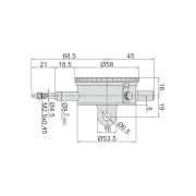 2308-5A Индикатор часового типа 5 мм (0,01 мм) (с ушком)