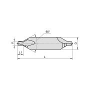 2317-0008 Сверло центровочное d= 6,0 мм, Тип A