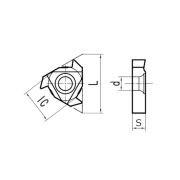 27IR400BUTTX-P-HR5225 Пластина резьбовая