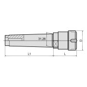 MTB4-ER32-080 Патрон цанговый