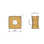 SNMX100512-GM-HR5120 Пластина фрезерная