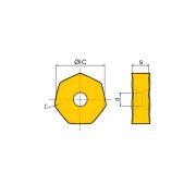 XNGX0705ANN-R-HR5120 Пластина фрезерная