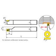SRACR2020K10 Резец токарный (державка) по металлу