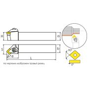 DSSNR3232P15 Державка проходная для наружного точения