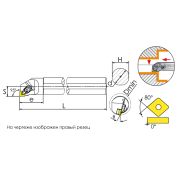 A40T-DCLNL12 Державка расточная