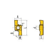 GEL280-C Пластина отрезная, канавочная