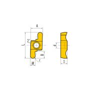 GER300-150ER Пластина отрезная, канавочная