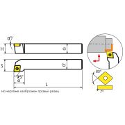 SCLCL2020K12 Резец токарный (державка) по металлу