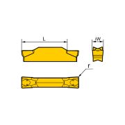 ZTHD0504-MG-HR52522 Пластина отрезная, канавочная