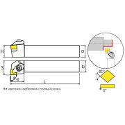 CCLNL2525M1204 Державка проходная для наружного точения