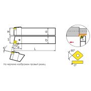 PCBNL4040S2509 Державка проходная для наружного точения