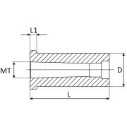 Втулка переходная D80 - MT6