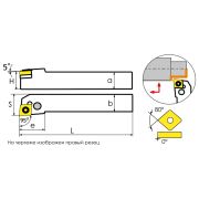 PCLNL4040S2507 Державка проходная для наружного точения